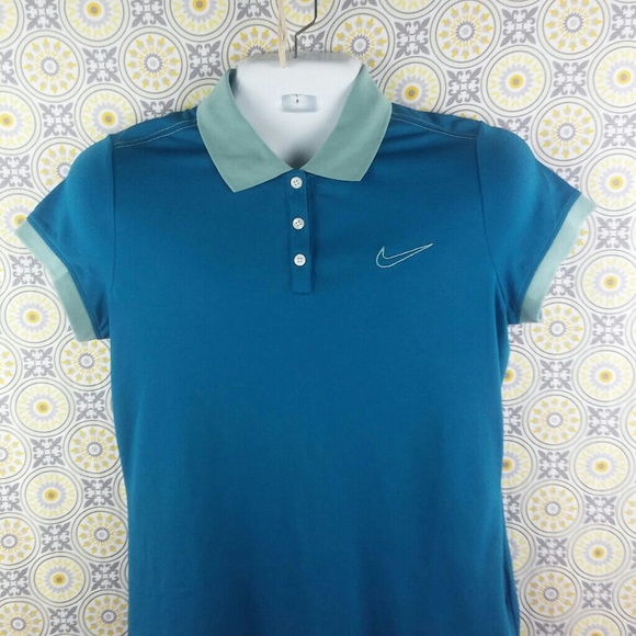 Nike Other - Nike golf dri-fit blue short sleeve shirt M